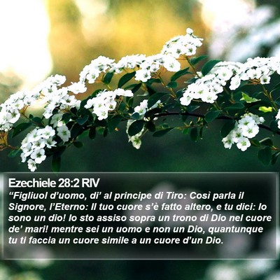 Ezechiele 28:2 RIV Bible Verse Image