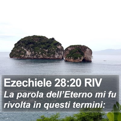 Ezechiele 28:20 RIV Bible Verse Image