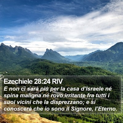 Ezechiele 28:24 RIV Bible Verse Image