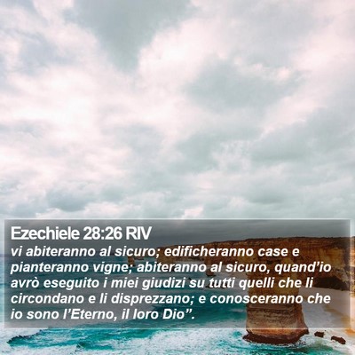 Ezechiele 28:26 RIV Bible Verse Image