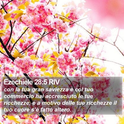 Ezechiele 28:5 RIV Bible Verse Image