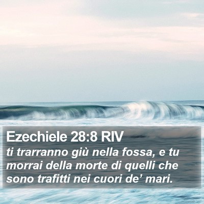 Ezechiele 28:8 RIV Bible Verse Image