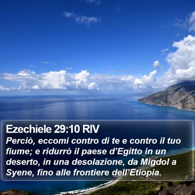 Ezechiele 29:10 RIV Bible Verse Image