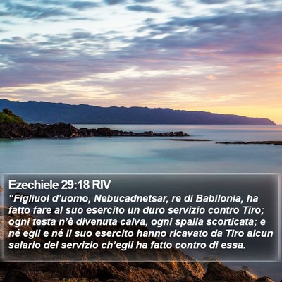 Ezechiele 29:18 RIV Bible Verse Image