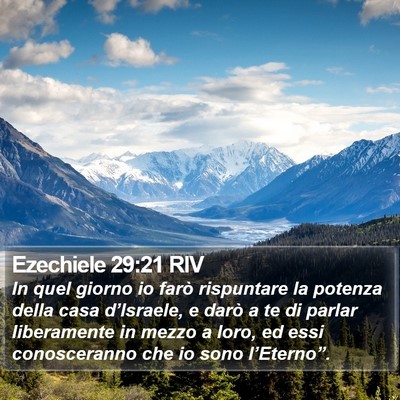 Ezechiele 29:21 RIV Bible Verse Image