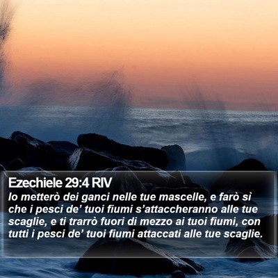 Ezechiele 29:4 RIV Bible Verse Image