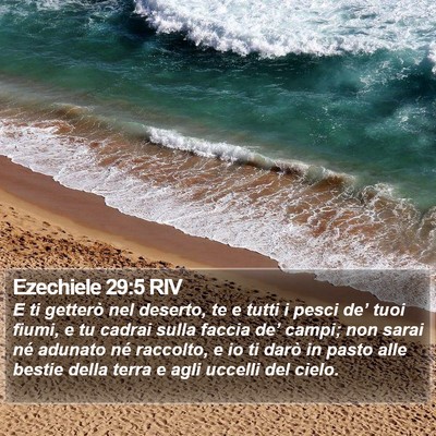 Ezechiele 29:5 RIV Bible Verse Image
