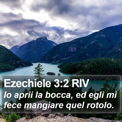 Ezechiele 3:2 RIV Bible Verse Image