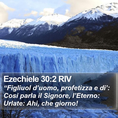 Ezechiele 30:2 RIV Bible Verse Image