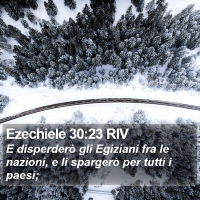 Ezechiele 30:23 RIV Bible Verse Image