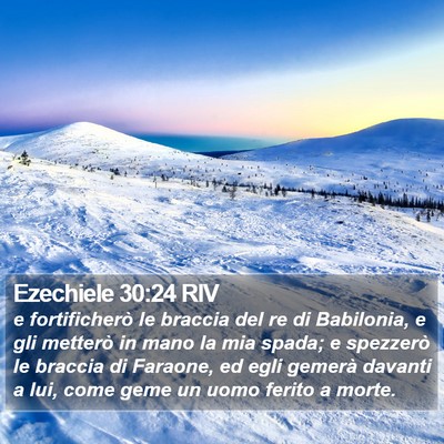 Ezechiele 30:24 RIV Bible Verse Image