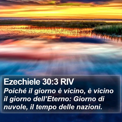 Ezechiele 30:3 RIV Bible Verse Image