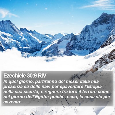 Ezechiele 30:9 RIV Bible Verse Image