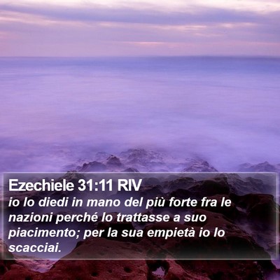 Ezechiele 31:11 RIV Bible Verse Image