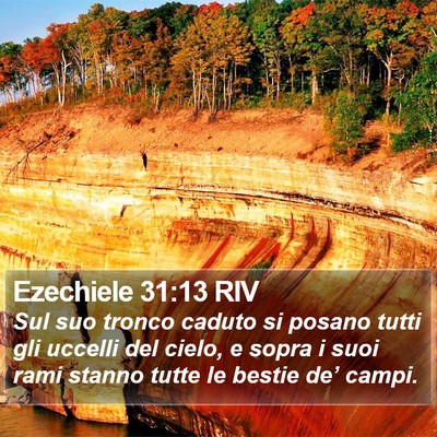 Ezechiele 31:13 RIV Bible Verse Image