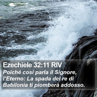 Ezechiele 32:11 RIV Bible Verse Image