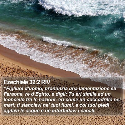 Ezechiele 32:2 RIV Bible Verse Image