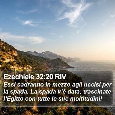 Ezechiele 32:20 RIV Bible Verse Image