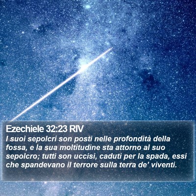 Ezechiele 32:23 RIV Bible Verse Image