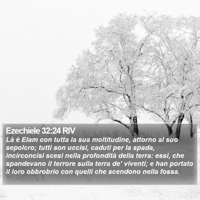 Ezechiele 32:24 RIV Bible Verse Image
