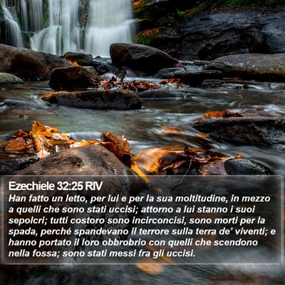 Ezechiele 32:25 RIV Bible Verse Image