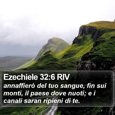Ezechiele 32:6 RIV Bible Verse Image
