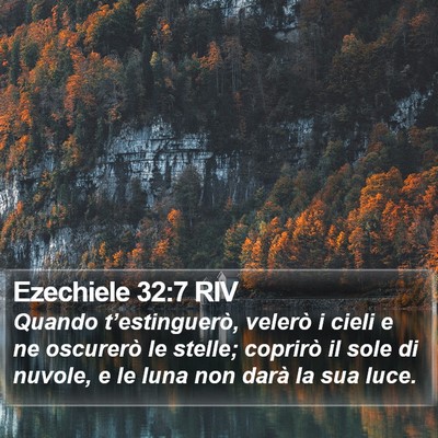 Ezechiele 32:7 RIV Bible Verse Image