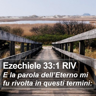 Ezechiele 33:1 RIV Bible Verse Image