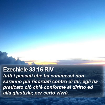 Ezechiele 33:16 RIV Bible Verse Image