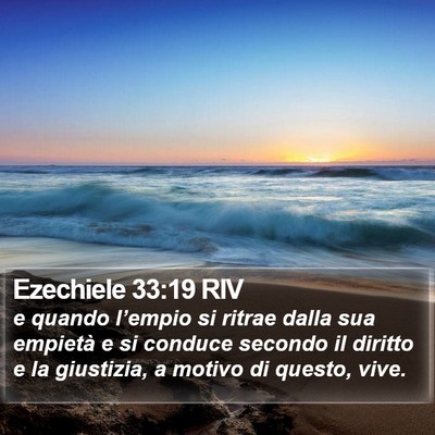 Ezechiele 33:19 RIV Bible Verse Image