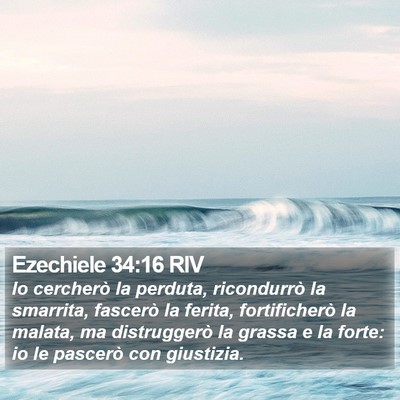 Ezechiele 34:16 RIV Bible Verse Image