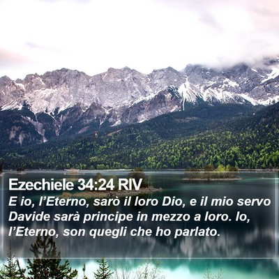 Ezechiele 34:24 RIV Bible Verse Image