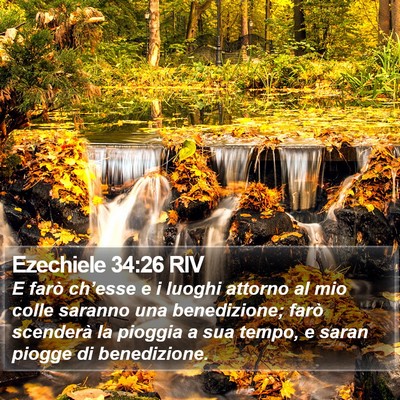 Ezechiele 34:26 RIV Bible Verse Image