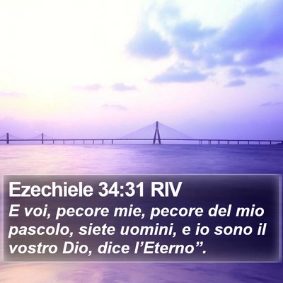 Ezechiele 34:31 RIV Bible Verse Image