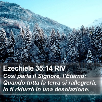 Ezechiele 35:14 RIV Bible Verse Image