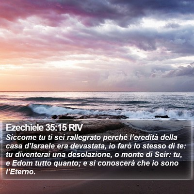 Ezechiele 35:15 RIV Bible Verse Image