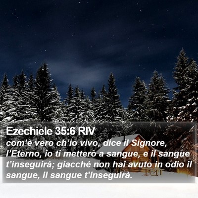 Ezechiele 35:6 RIV Bible Verse Image