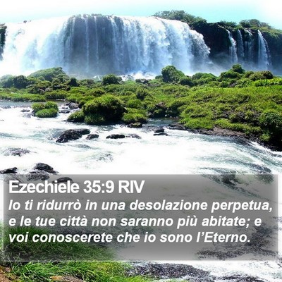 Ezechiele 35:9 RIV Bible Verse Image