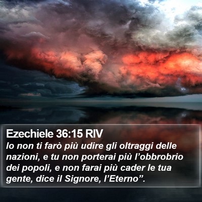 Ezechiele 36:15 RIV Bible Verse Image