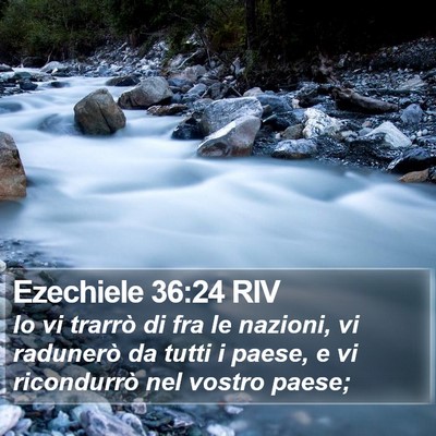 Ezechiele 36:24 RIV Bible Verse Image