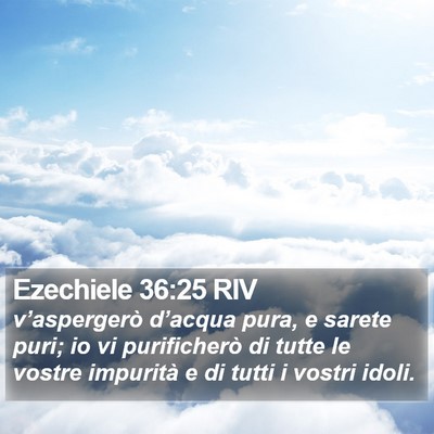 Ezechiele 36:25 RIV Bible Verse Image