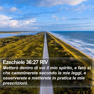 Ezechiele 36:27 RIV Bible Verse Image