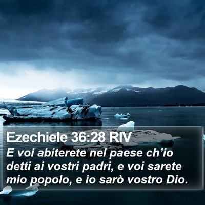 Ezechiele 36:28 RIV Bible Verse Image