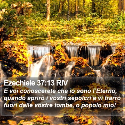 Ezechiele 37:13 RIV Bible Verse Image