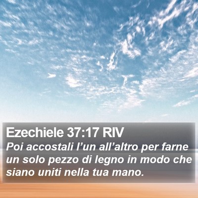 Ezechiele 37:17 RIV Bible Verse Image