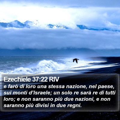 Ezechiele 37:22 RIV Bible Verse Image