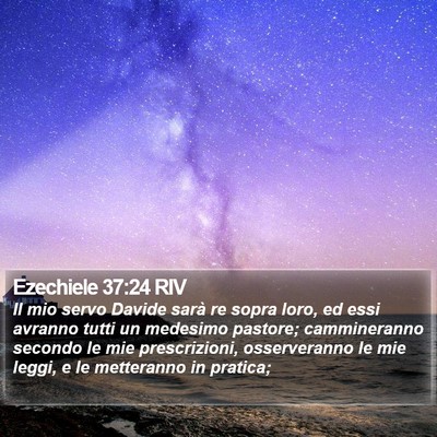 Ezechiele 37:24 RIV Bible Verse Image