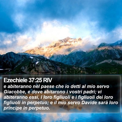 Ezechiele 37:25 RIV Bible Verse Image