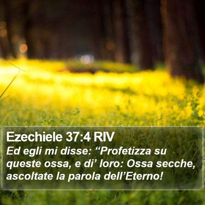 Ezechiele 37:4 RIV Bible Verse Image