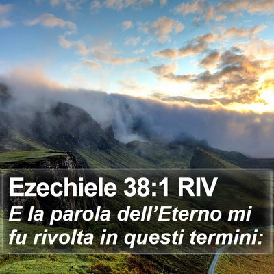 Ezechiele 38:1 RIV Bible Verse Image